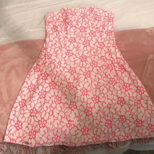 Lilly Pulitzer strapless dress size 4